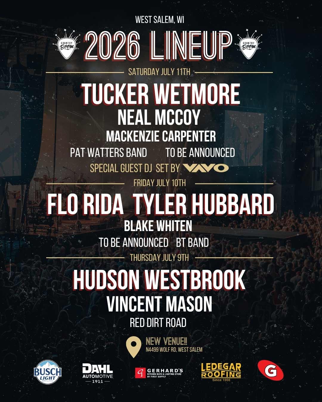 Country Boom banner for 2026